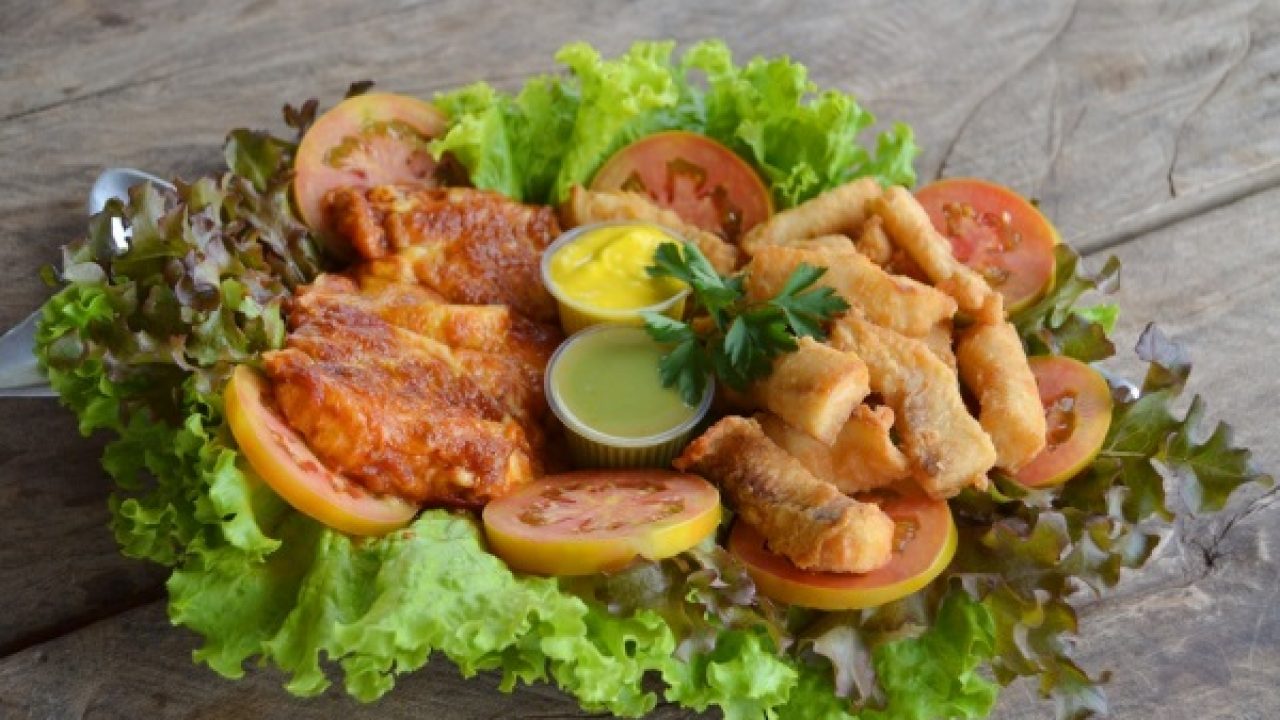 Salada de frango
